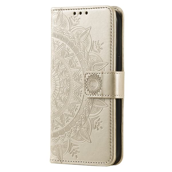 För Samsung Galaxy S25 Edge plånboksfodral Fodral Skal Mandala blommönster