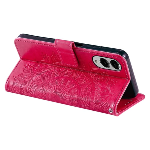 För Samsung Galaxy S25 Edge plånboksfodral Fodral Skal Mandala blommönster