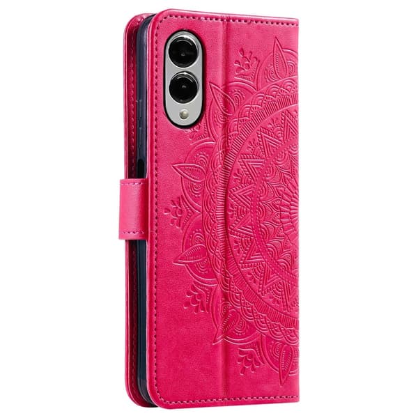 För Samsung Galaxy S25 Edge plånboksfodral Fodral Skal Mandala blommönster