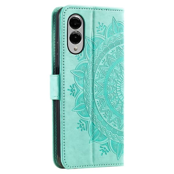 För Samsung Galaxy S25 Edge plånboksfodral Fodral Skal Mandala blommönster
