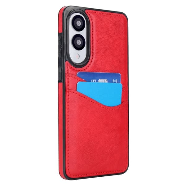 Samsung Galaxy S25 Edge Suojakuori Korttipaikka Slim-Fit PU+TPU Puhelinkotelo