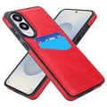 Pikkukuva 1 / 7: Samsung Galaxy S25 Edge Suojakuori Korttipaikka Slim-Fit PU+TPU Puhelinkotelo