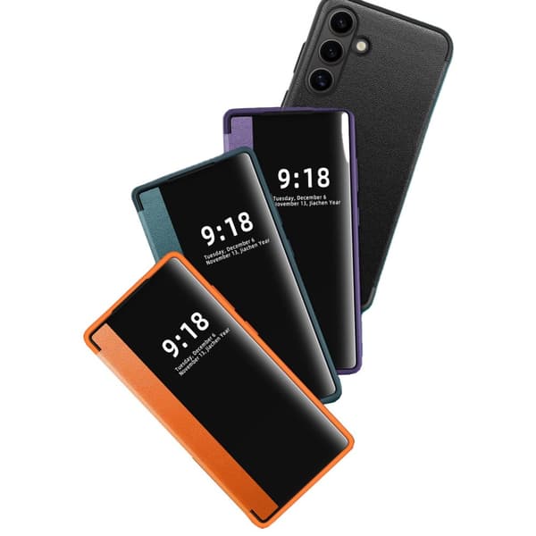 Samsung Galaxy S23 - Elegant Fodral med Fönster & Skydd