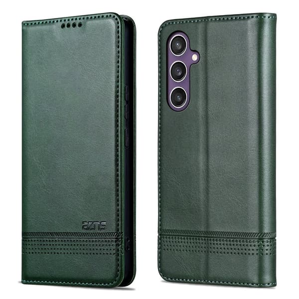 Samsung Galaxy S25 Plus Fodral med Stativ & Kortfack Svart