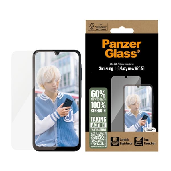 Panzer Glas - Skärmskydd Galaxy new A25 5G Ultra UWF