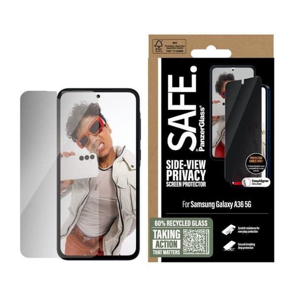 Panzer Glas - SAFE Privacy skærmbeskytter Galaxy new A36 5G UWF