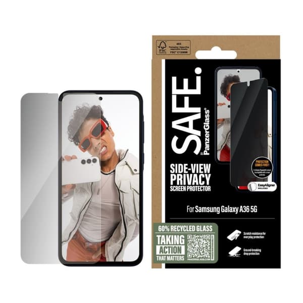 Panzer Glas - SAFE Privacy skærmbeskytter Galaxy new A36 5G UWF