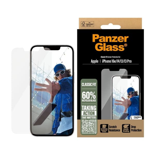 PanzerGlass Näytön suojaus - iPhone 16e - Classic Fit