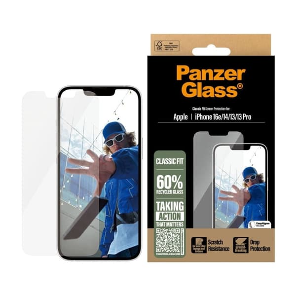 PanzerGlass Näytön suojaus - iPhone 16e - Classic Fit