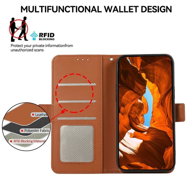 ABEEL För Sony Xperia 1 VII Fodral Plånboksfodral Skal Telefonfodral RFID-blockerande