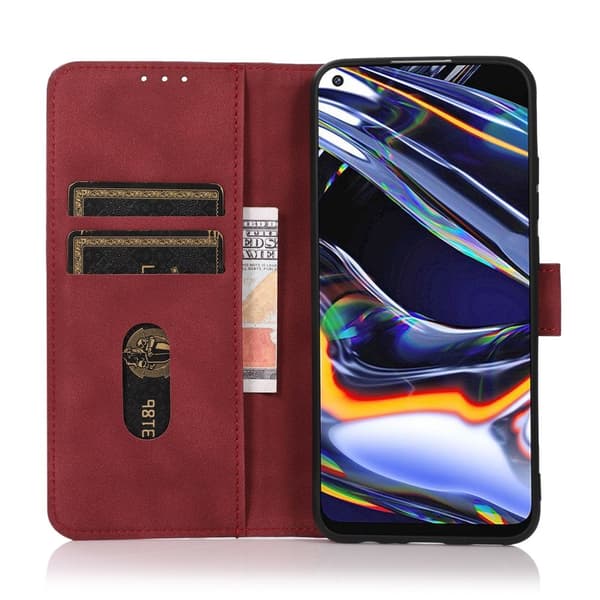 KHAZNEH För Sony Xperia 1 VII Fodral Plånboksfodral Skal Telefonfodral – Röd