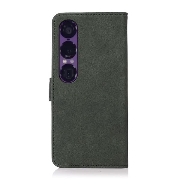 KHAZNEH För Sony Xperia 1 VII Fodral Plånboksfodral Skal Telefonfodral – Grön