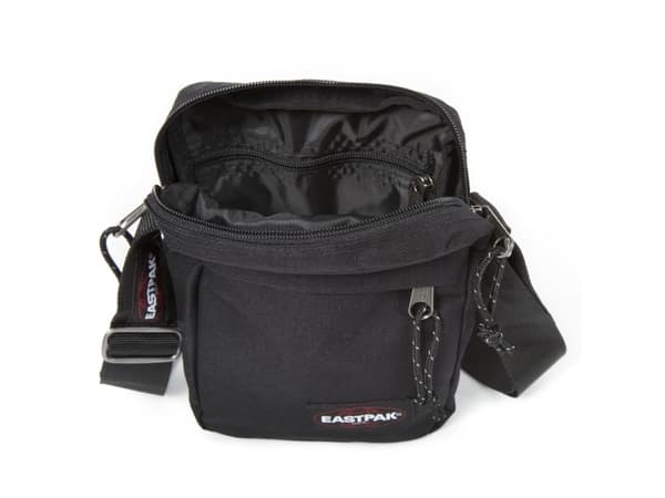 Eastpak The One, axelremsväska, Svart, Dragkedja, Bakficka, Framficka, Dragkedjeficka, Svart