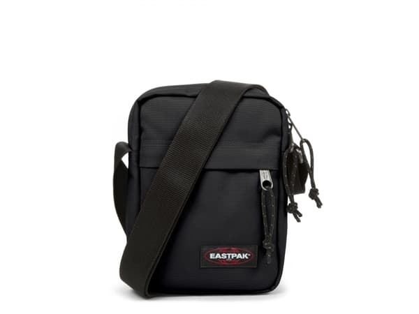 Eastpak The One, axelremsväska, Svart, Dragkedja, Bakficka, Framficka, Dragkedjeficka, Svart