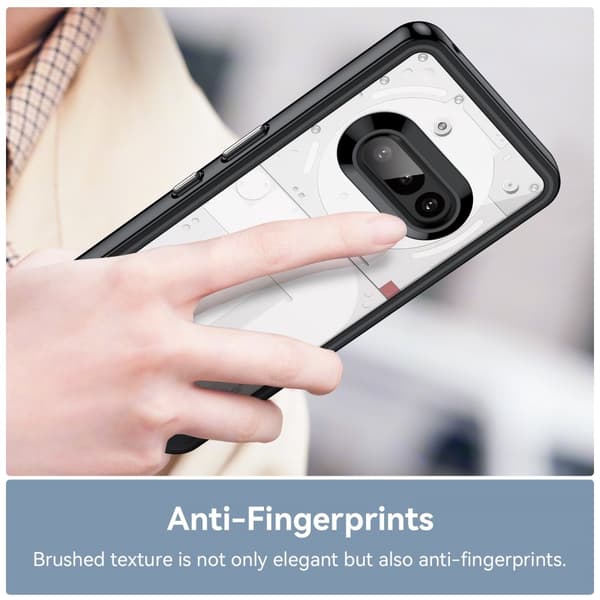 För Nothing Phone (3a) Skal TPU + Akryl Skyddande Transparent Telefonfodral