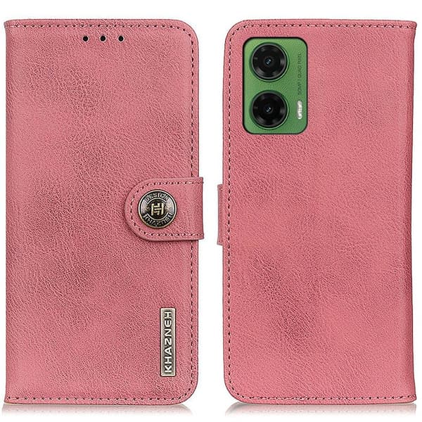 KHAZNEH Motorola Moto G35 Plånboksfodral - Pink