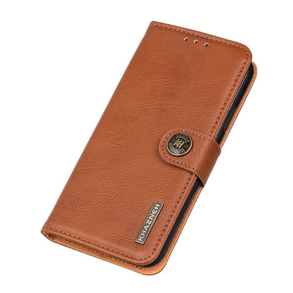 KHAZNEH Motorola Moto G35 Plånboksfodral - Brun