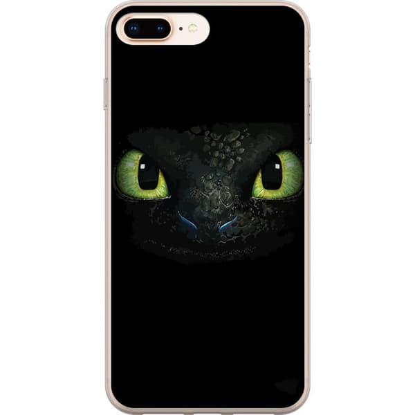 Apple iPhone 8 Plus Genomskinligt Skal How to Train Your Dragon (Draktränaren)