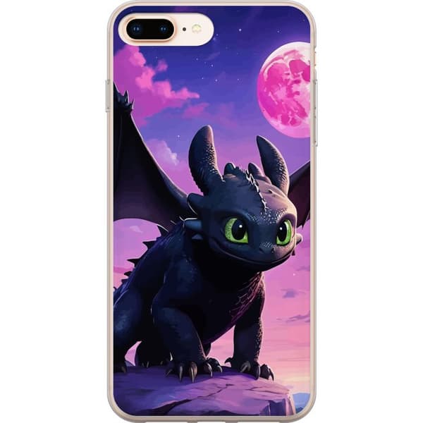 Apple iPhone 8 Plus Genomskinligt Skal How to Train Your Dragon (Draktränaren)