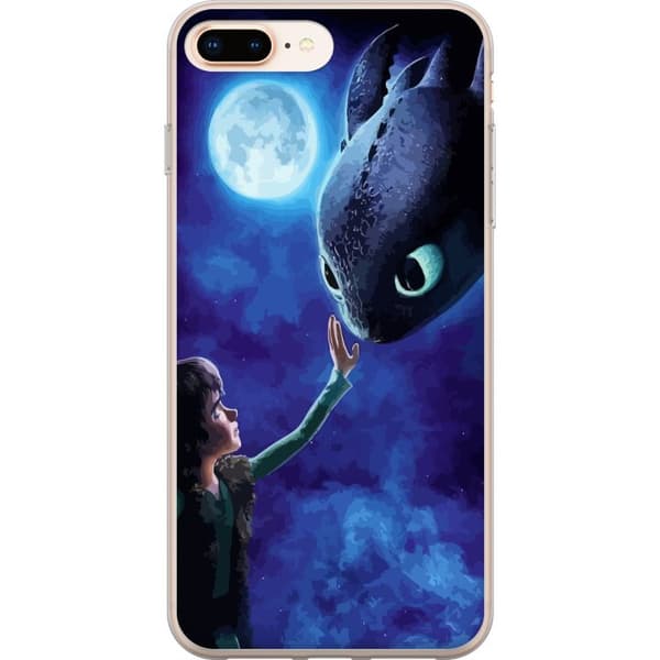 Apple iPhone 8 Plus Genomskinligt Skal Draktränaren How to Train Your Dragon
