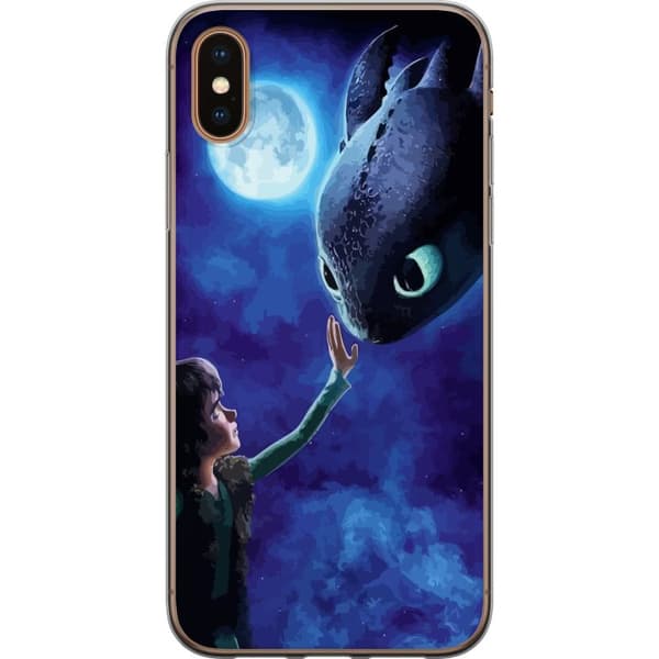 Apple iPhone X Genomskinligt Skal Draktränaren How to Train Your Dragon