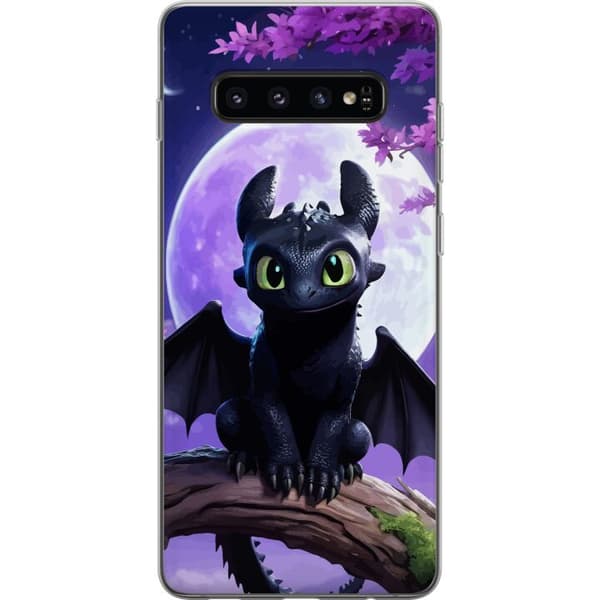 Samsung Galaxy S10 Genomskinligt Skal Draktränaren How to Train Your Dragon