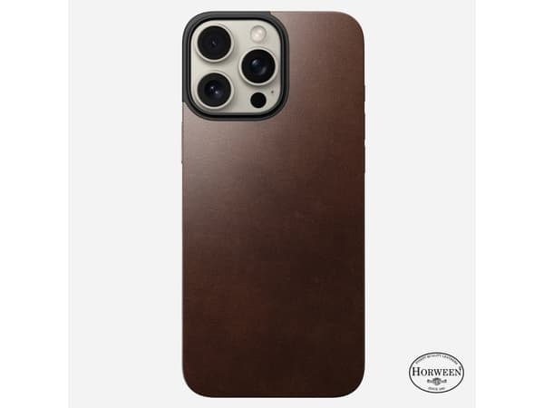 Nomad NM01361985, Omslag, Apple, iPhone 16 Pro Max, 17,5 cm (6.9"), Brun