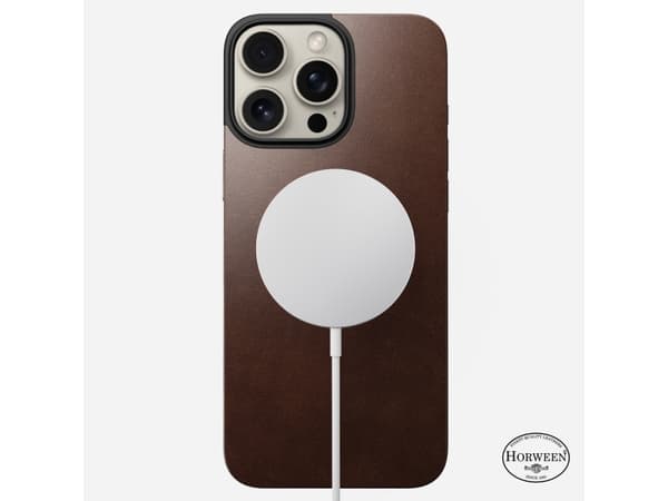 Nomad NM01361985, Omslag, Apple, iPhone 16 Pro Max, 17,5 cm (6.9"), Brun