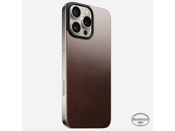 Nomad NM01361985, Omslag, Apple, iPhone 16 Pro Max, 17,5 cm (6.9"), Brun