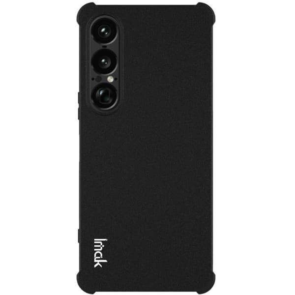 IMAK For Sony Xperia 1 VII Deksel TPU-telefonbeskyttelse Airbag-støtsikker Matte Black