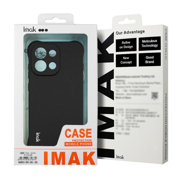 IMAK For Sony Xperia 1 VII Deksel TPU-telefonbeskyttelse Airbag-støtsikker Matte Black