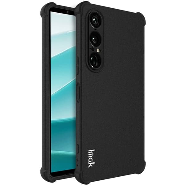 IMAK For Sony Xperia 1 VII Deksel TPU-telefonbeskyttelse Airbag-støtsikker Matte Black