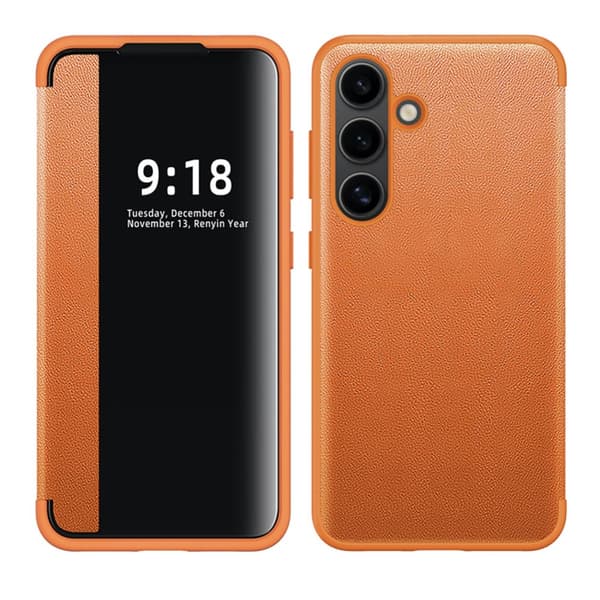 Samsung Galaxy S24 Plus Slimmat Leman-fodral med smart fönster