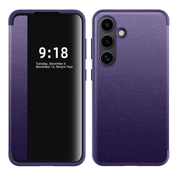Samsung Galaxy S24 Plus Slimmat Leman-fodral med smart fönster