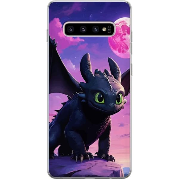 Samsung Galaxy S10+ Läpinäkyvä kuori Kuinka kouluttaa lohikäärmeesi