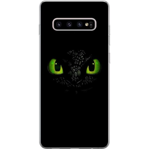 Samsung Galaxy S10+ Läpinäkyvä kuori Kuinka kouluttaa lohikäärmeesi