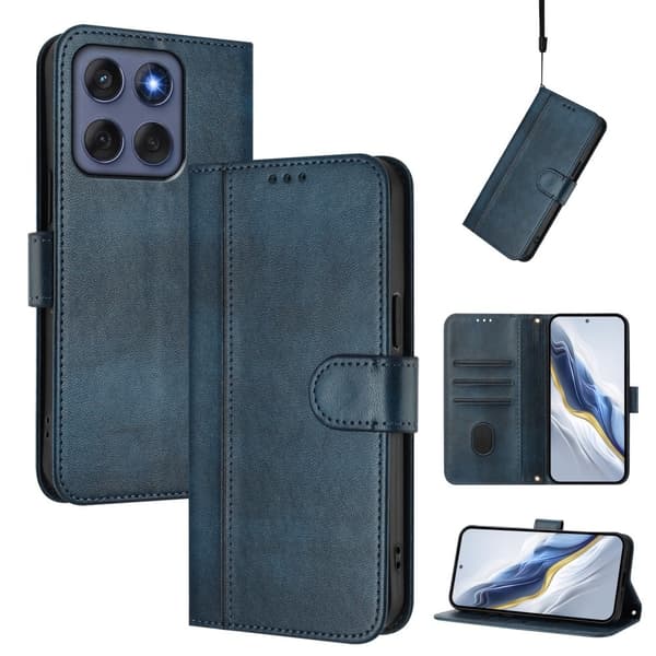 Til Motorola Edge 60 5G / 60 Fusion 5G Etui Pung Stand Retrostruktur