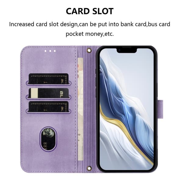Til Motorola Edge 60 5G / 60 Fusion 5G Etui Pung Stand Retrostruktur