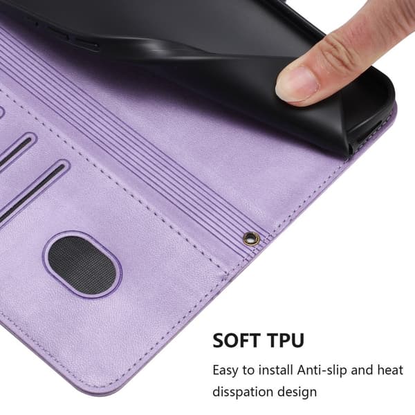 Til Motorola Edge 60 5G / 60 Fusion 5G Etui Pung Stand Retrostruktur