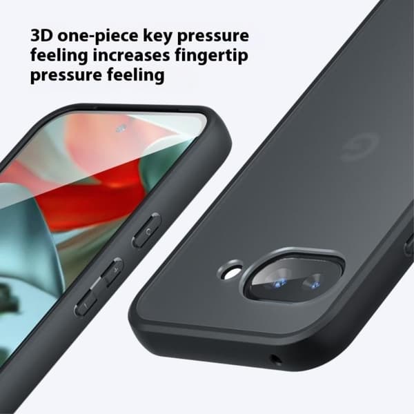 För Google Pixel 9a Skal Skin-Touch TPU+PC Matt Mobilskal