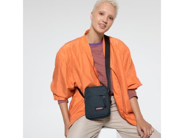 Eastpak EK04526W, Unisex, Skulder veske, Glidelås, Baklomme, Forlomme, Glidelåslomme, Blå
