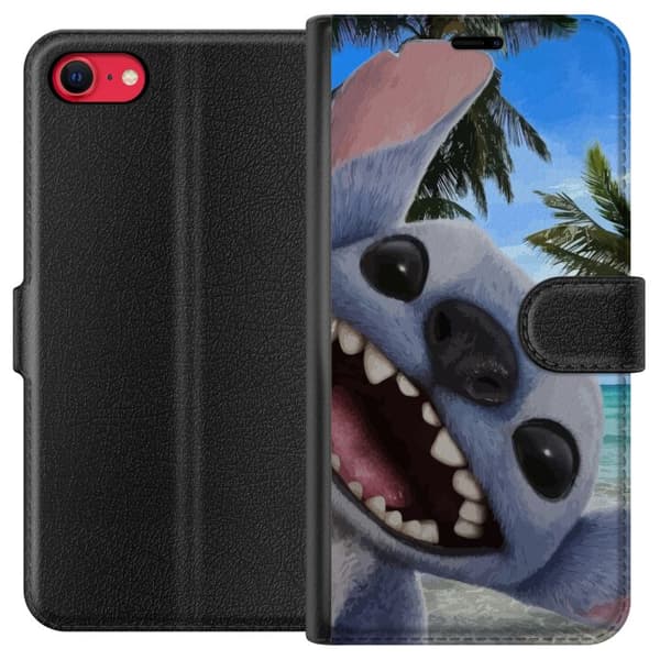 Apple iPhone 7 Plånboksfodral Stitch mobilskal med Palmer i söt vänskapsdesign