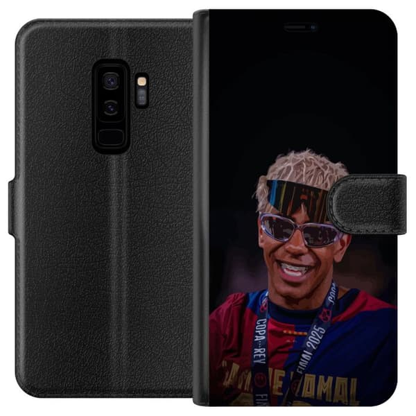 Samsung Galaxy S9+ Lommeboketui Lamine Yamal mobildeksel i stilrent sportsdesign