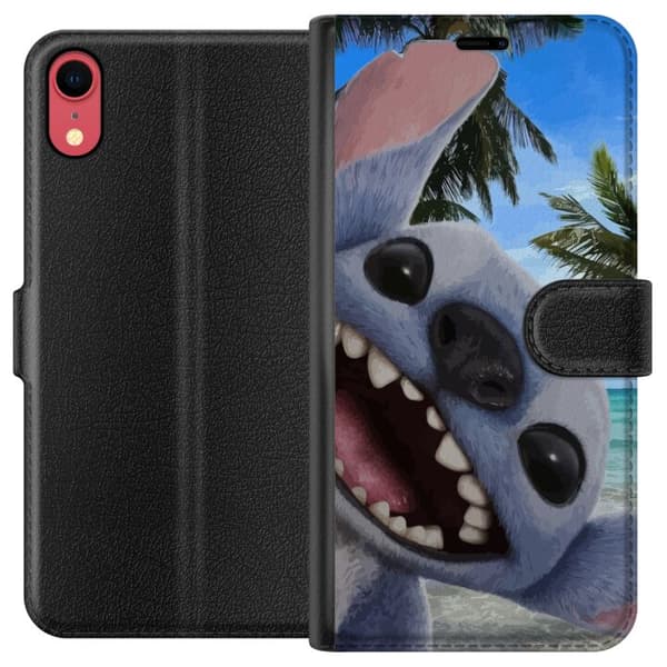 Apple iPhone XR Plånboksfodral Stitch mobilskal med Palmer i söt vänskapsdesign