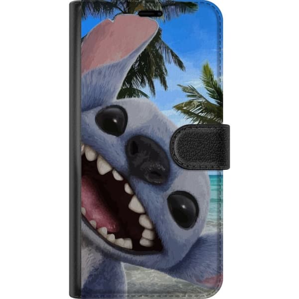 Apple iPhone XS Max Tegnebogsetui Stitch-telefonetaske med palmer i sødt venskabsdesign.