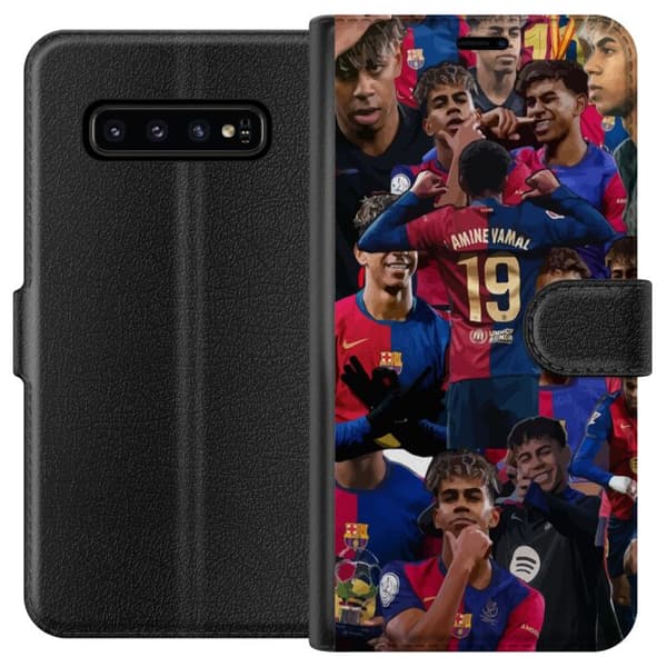 Samsung Galaxy S10 Lommeboketui Lamine Yamal mobildeksel for fotballfans