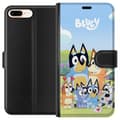 Miniatyrbillede 1 af 3: Apple iPhone 7 Plus Tegnebogsetui Bluey mobilcover med hele familien i farverigt design