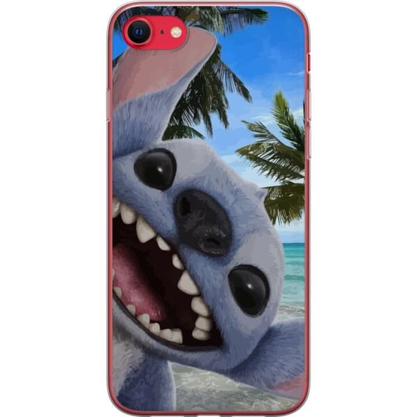 Apple iPhone 8 Gennemsigtig cover Stitch-telefonetaske med palmer i sødt venskabsdesign.