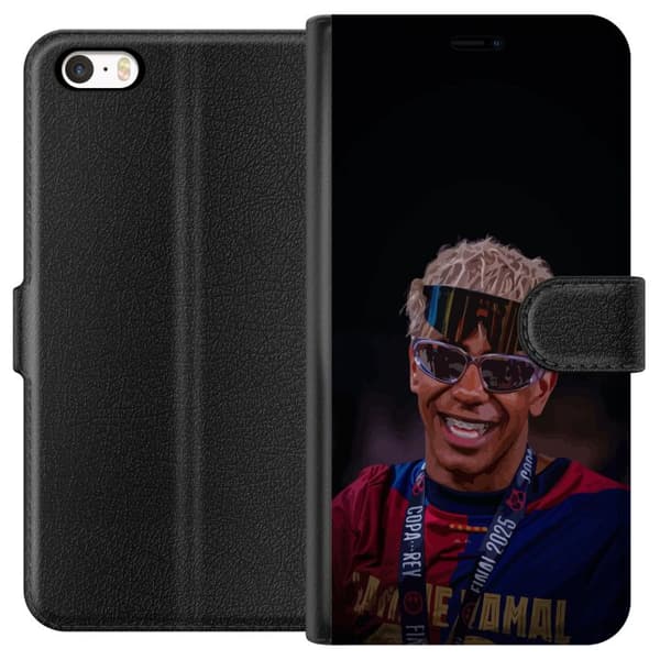Apple iPhone 5s Tegnebogsetui Lamine Yamal mobiltaske i elegant sportsdesign