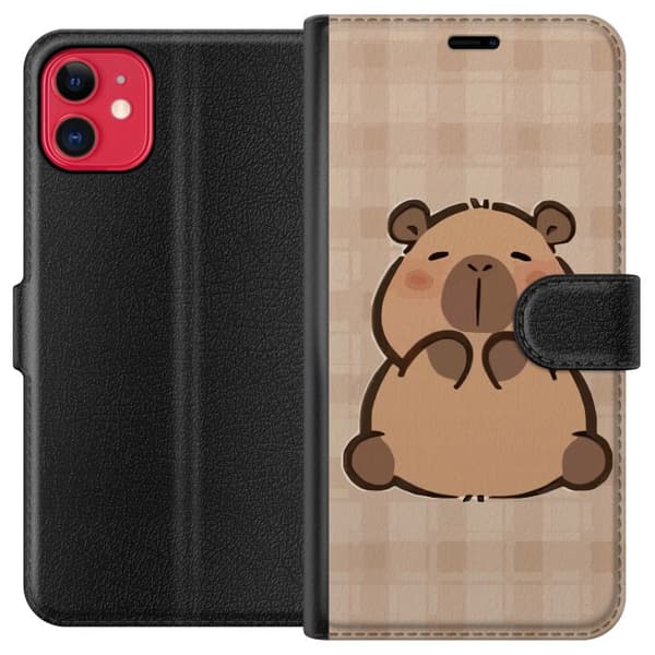 Apple iPhone 11 Plånboksfodral Mobilskal kawaii capybara flera figurer japansk stil